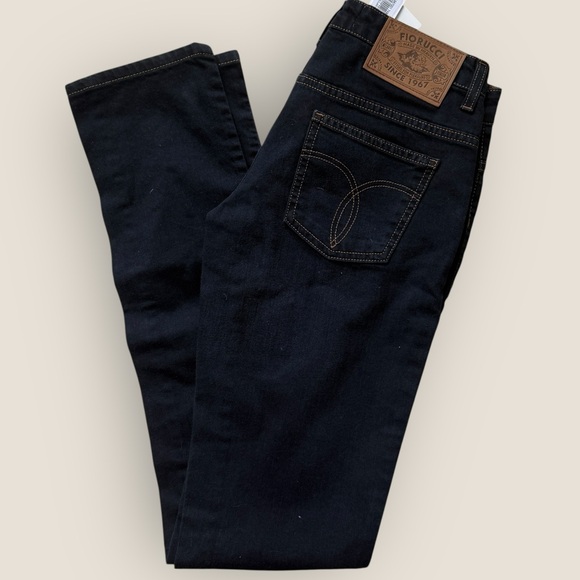 Fiorucci Denim - Fiorucci - Dark Wash Skinny Leg Jeans – Size 26 IT (US 2), NWT